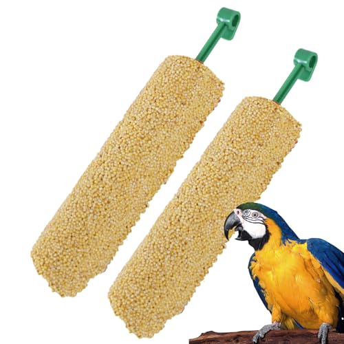 Nymphensittich Leckerlis,2 Stück Vogelsnacks - Kausnack Trainingsbelohnung Für Nymphensittich Kanarienvogel Beo Fink Conure Nymphensittich Leckerlis,2 Stück Vogelsnacks - Kausnack Trainingsbelohnung Für Nymphensittich Kanarienvogel Beo Fink Conure von Generisch