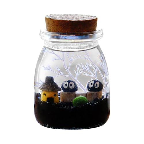 Ökologische Glas-Mini-Landschaftsflasche,Ökologische Kultur-Mini-Landschaft | Terrarienbehälter mit Licht,Kreative Glasvasen als Mittelstücke für Terrarium-Miniaturen von Generisch