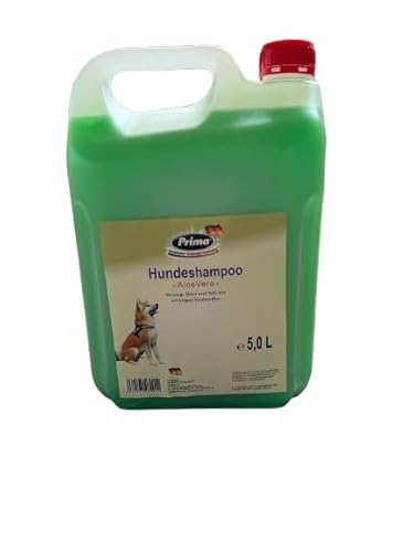 PRIMA Hundeshampoo Aloe Vera 5 L Kanister + gratis Ausgießer/ 1 Palette 88 Stück von Generisch