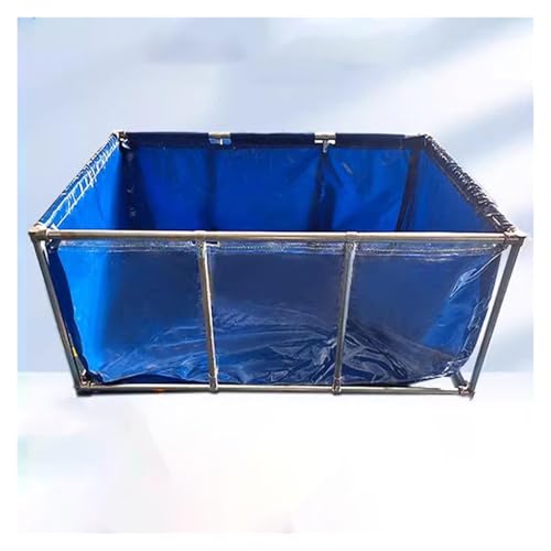 PVC-Segeltuch-Aquarium-Pool mit klarer Sichtscheibe und Ablassventil, Stahlrahmen für Aquakultur zu Hause PVC-Segeltuch-Aquarium-Pool mit klarer Sichtscheibe und Ablassventil, Stahlrahmen für Aquakultur zu Hause von Generisch
