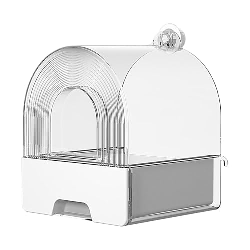 Papageien-Duschwanne,Papageien-Vogel-Badewanne - Duschschublade für Haustiersittich - Haustierfreundlicher Vogelbad-Würfel, Käfigzubehör, einfache Installation für Vögel, Sittiche, Kanarienvögel Papageien-Duschwanne,Papageien-Vogel-Badewanne - Duschschublade für Haustiersittich - Haustierfreundlicher Vogelbad-Würfel, Käfigzubehör, einfache Installation für Vögel, Sittiche, Kanarienvögel von Generisch