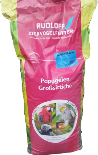 Papageien & Großsittiche Futter | Rudloff | Vogelfutter | 25 Kg Sack | von Generisch