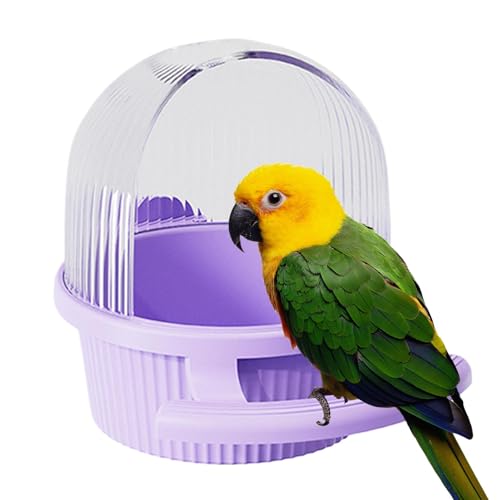 Parrot Food Dispenser, Budgie Cage Feeder, Cockatiel Food Container, Parakeet Food Feeder, Pigeon Food Feeder, Bird Feeding Container, Food Dispenser for Birds, Anti-Splash Parakeet Feeder von Generisch