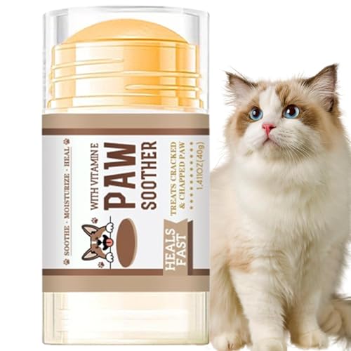 Paw Pad Protection Balm - Katze Hund Rissige Entfernung Pfotenbalsam - Pfotenpflege Creme Pfotenschutz gegen Haustierzubehör für heißen Gehweg, Sand, Schmutz von Generisch