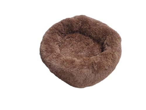 Pawbelo - kuscheliges Hundebett - weiches Katzenkörbchen - Flauschiges Hundesofa - Hundekissen - Kuschelbett - Hundekörbchen - flauschig - kuschelig weich (Braun, 60 cm) von Generisch