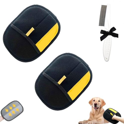 Pawlush Pro Handschuh, Tierhaarentfernungshandschuh, Mehrzweck-Haustierpflegezubehör für Katzen und Hunde, waschbare und wiederverwendbare Haustierpflegehandschuhe für Bettlaken, Couch, Kleidung (3) Pawlush Pro Handschuh, Tierhaarentfernungshandschuh, Mehrzweck-Haustierpflegezubehör für Katzen und Hunde, waschbare und wiederverwendbare Haustierpflegehandschuhe für Bettlaken, Couch, Kleidung (3) von Generisch