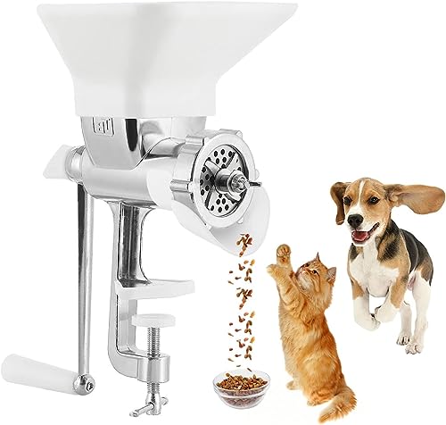 Pelletmaschine für Tierfutter, 1,5 mm, manuelle Futter-Pellet-Maschine, für Fische, Vögel, Katzen, Hunde, mit optionaler Form, ideal für hausgemachtes Tierfutter von Generisch