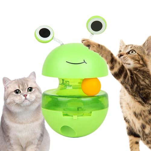 Pet Slow Feeder Treat Ball,Hunde-Leckerli-Spender-Ballspielzeug, Hundefutterspender Slow Feeder Ball, Wiederverwendbares Hundeleckfutter-Ausgabespielzeug für Snack-Kekse, Haustier-Trockenfutter von Generisch