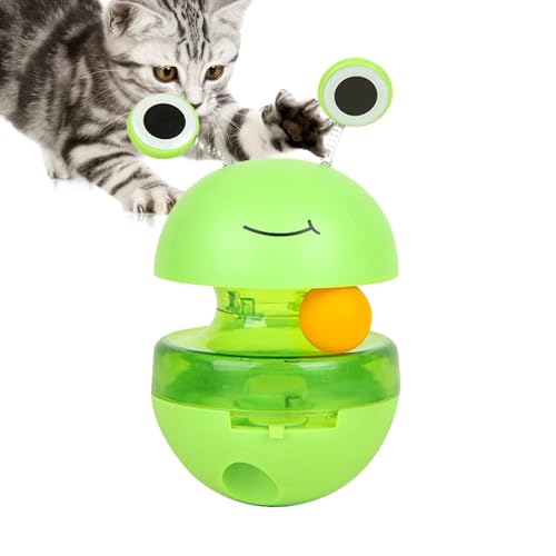 Pet Slow Feeder Treat Ball,Hunde-Leckerli-Spender-Ballspielzeug | Ballspender für Hundespielzeug - Interaktives Haustierspielzeug mit auslaufendem Futter, Futterausgabespielzeug für kleine und mittelg von Generisch