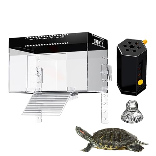 Pet Turtle Basking – Aquarium-Dock mit Abdeckung, Terrapin Ruheplatz | Stabiles Reptiliengehege Zubehör für Schildkrötenbecken, Balkoneinrichtung, Restaurant-Display, Beobachtung und Lebensraumnutzung Pet Turtle Basking – Aquarium-Dock mit Abdeckung, Terrapin Ruheplatz | Stabiles Reptiliengehege Zubehör für Schildkrötenbecken, Balkoneinrichtung, Restaurant-Display, Beobachtung und Lebensraumnutzung von Generisch