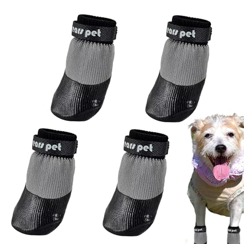 Pet Waterproof Foot Covers, Dog Foot Covers, Dog Booties with Anti-Slip Rubber Soles, Waterproof Puppy Foot Protectors, Winter Dog Booties, Dog Paw Protectors for Winter von Generisch