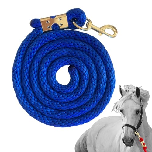 Pferdetrainingsleine | 2 m Führstrick mit Schnappverschluss, Laufleine für Pferde, Haustierzubehör für effektive Kontrolle von Generisch