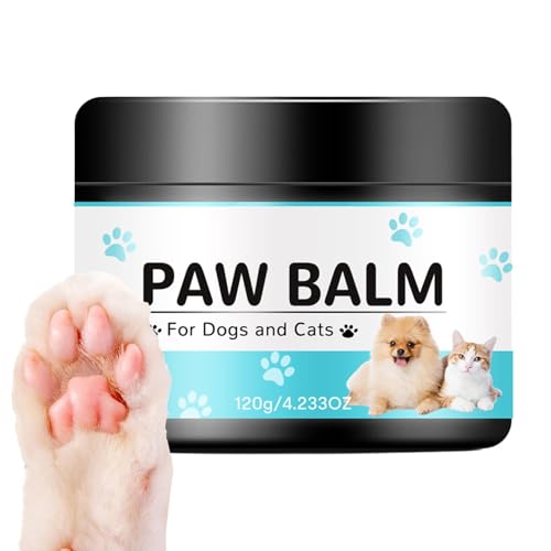 Pfotenbalsam, Fußpflegecreme für Haustiere, Pfotenpolster-Cremebutter für Katzen 120 g, Licksafe Pfotenpolsterlotion, Pfotenfeuchtigkeitscreme für rissige Pfoten, Hundepfotenschutz für heißes Pflaster Pfotenbalsam, Fußpflegecreme für Haustiere, Pfotenpolster-Cremebutter für Katzen 120 g, Licksafe Pfotenpolsterlotion, Pfotenfeuchtigkeitscreme für rissige Pfoten, Hundepfotenschutz für heißes Pflaster von Generisch
