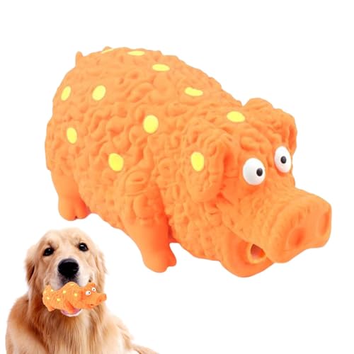 Pig Squeaky Dog Toy - Lustiges Klangspielzeug, Kauspielzeug | Weiches Schwein-Design mit Quietscher, ideal für Welpen-Training, Indoor-Spiele und Unterhaltung Pig Squeaky Dog Toy - Lustiges Klangspielzeug, Kauspielzeug | Weiches Schwein-Design mit Quietscher, ideal für Welpen-Training, Indoor-Spiele und Unterhaltung von Generisch