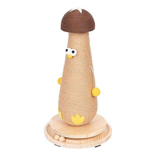 Pilz Kratzbaum Kratzbaum | Hohe Kätzchen Kratzbaum | Sisal Katzenkratzstange Haustier Kratzbaum mit Katze Interaktives Spielzeug für kleine Kätzchen Pilz Kratzbaum Kratzbaum | Hohe Kätzchen Kratzbaum | Sisal Katzenkratzstange Haustier Kratzbaum mit Katze Interaktives Spielzeug für kleine Kätzchen von Generisch