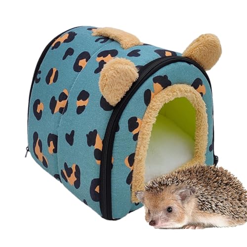 Plush Hamster Bed, Warm Plush Bunny Bed, Winter Hamster Bed, Multipurpose Hamster Cave, Cute Hedgehog House, Bunny Hedgehog Sugar Glider House, Small Animal Cozy Bed, Soft Hamster Cave, Hedgeh von Generisch