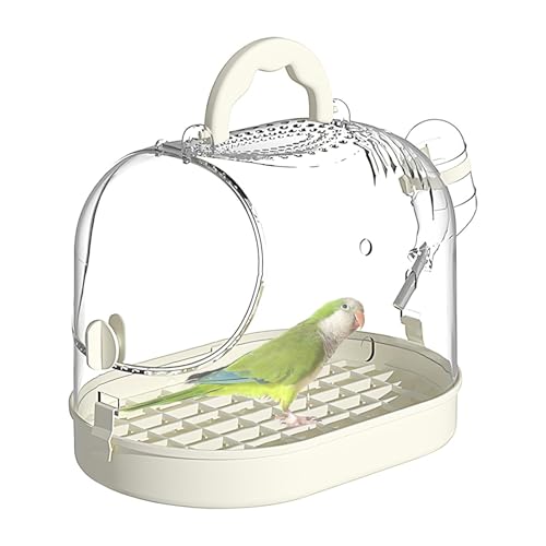 Portable Parrot Cage, Parrot Travel Cage, Bird Take-Out Carrier, Travel Bird Cage, Small Parrot Transport Cage, Bird Carrier Handle, Parrot Carrier Perch, Compact Bird Cage, Take-Out Bird for Cage von Generisch