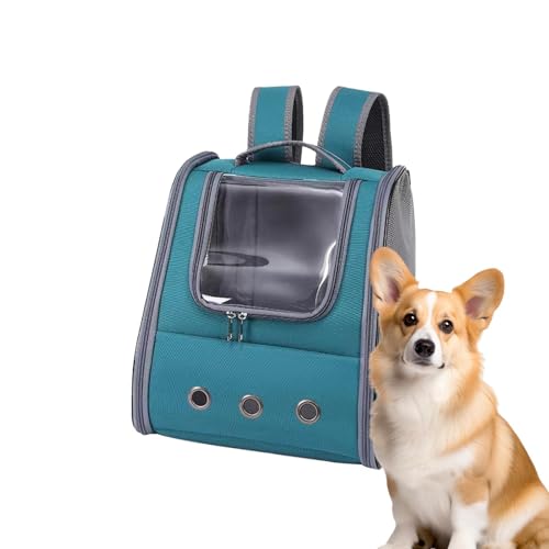 Portable Pet Carrier, Foldable Pet Carrier, Cat Dog Backpack, Pet Carrying Backpack, 32x28x37 cm, Oxford Cloth Pet Carrying Bag for Going Out, Driving, Traveling, Walking von Generisch