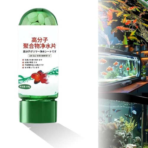 Powerful Aquarium Water Purification Tablet, Portable Aqua Water Purification Tablets, Water Purification Tablets for Fish Tank, 2025 New Aqua Safe for Fish Tank (1) von Generisch