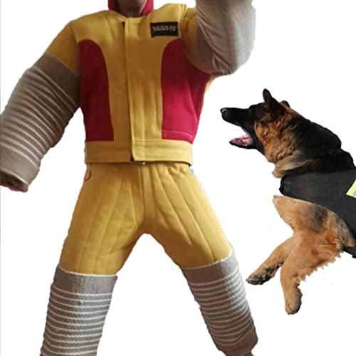 Professioneller Hund Bissärmel Anzug - Hundetraining Anzug Jacke für Polizei Hundetraining - Körperschutz Training Hund Schutzkleidung von Generisch