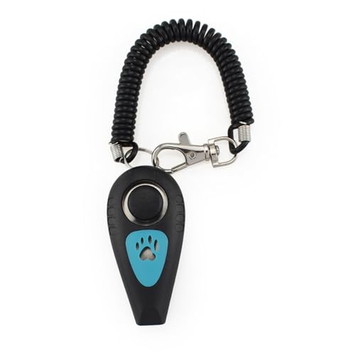 Professioneller Hundetrainings-Clicker und Pfeife 2-in-1, Effektiver Haustiertrainer, Welpen-Gehorsams- und Rückruftrainingsgerät für Hunde und Katzen, Verhaltenskommando-Clicker, Pfeife, Kombi, Verha Professioneller Hundetrainings-Clicker und Pfeife 2-in-1, Effektiver Haustiertrainer, Welpen-Gehorsams- und Rückruftrainingsgerät für Hunde und Katzen, Verhaltenskommando-Clicker, Pfeife, Kombi, Verha von Generisch