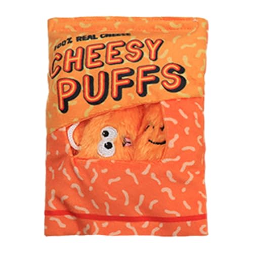 Quietschendes Plüschspielzeug für Hunde – Cartoon-Plüsch-Hundespielzeug, Snack-Taschen-Design, interaktives Kauspielzeug, um Langeweile für kleine Hunde im Innenbereich, für Hinterhof, Balkon, Quietschendes Plüschspielzeug für Hunde – Cartoon-Plüsch-Hundespielzeug, Snack-Taschen-Design, interaktives Kauspielzeug, um Langeweile für kleine Hunde im Innenbereich, für Hinterhof, Balkon, von Generisch