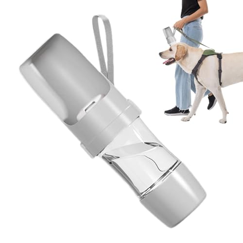 Reise-Wasserflasche für Hunde, 2-in-1, tragbare auslaufsichere Hunde-Wasserflasche, Hundezubehör für kleine Hunde, Lebensmittelqualität, große Kapazität für Spaziergänge und Wandern von Generisch