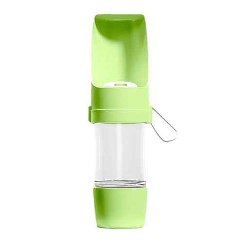 Reise-Wasserflasche für Hunde, 2-in-1-Wasserspender, Zubehör für kleine Hunde, Reiseausrüstung, Welpenzubehör, großes Fassungsvermögen, auslaufsicher, für Outdoor, Trinken von Generisch