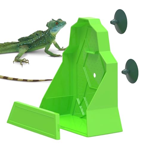 Reptile Feeder, Reptiles Feeding Dish, Non Toxic Material, 6.69x7.09x2.76 inches Easy to Clean Design, Anti Escape Reptile Bowl for Chameleon, Frog, Snake, Spider, Amphibian Reptile Feeder, Reptiles Feeding Dish, Non Toxic Material, 6.69x7.09x2.76 inches Easy to Clean Design, Anti Escape Reptile Bowl for Chameleon, Frog, Snake, Spider, Amphibian von Generisch