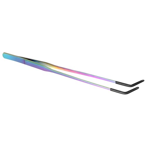 Reptilien Fütterungszange - Gerade und Gebogene Pinzetten | Mit rutschfestem Silikonkopf, Zubehör und Werkzeuge für die Haltung von Echsen, Aquarienpflanzen, Spinnen, im Terrarium Schlangen als Ha Reptilien Fütterungszange - Gerade und Gebogene Pinzetten | Mit rutschfestem Silikonkopf, Zubehör und Werkzeuge für die Haltung von Echsen, Aquarienpflanzen, Spinnen, im Terrarium Schlangen als Ha von Generisch