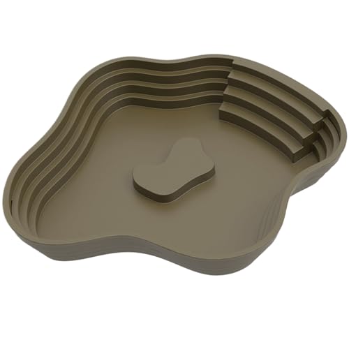 Reptilien-Wasserschale und Bartagamen-Futternapf – Mehrzweck-Badewanne mit Rampe, ideal für Gecko-Eidechsen-Habitat, langlebiges und sicheres Design, perfekt für Futter und Wasser, leicht zu Reptilien-Wasserschale und Bartagamen-Futternapf – Mehrzweck-Badewanne mit Rampe, ideal für Gecko-Eidechsen-Habitat, langlebiges und sicheres Design, perfekt für Futter und Wasser, leicht zu von Generisch