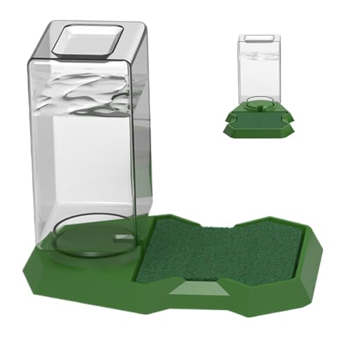 Reptilien-Wasserspender - Trinken und befeuchten automatischer Eidechsen-Wasserspender gegen Ertrinken | Kunststoff mit großer Kapazität gegen Ertrinken Reptilien-Wasserspender - Trinken und befeuchten automatischer Eidechsen-Wasserspender gegen Ertrinken | Kunststoff mit großer Kapazität gegen Ertrinken von Generisch
