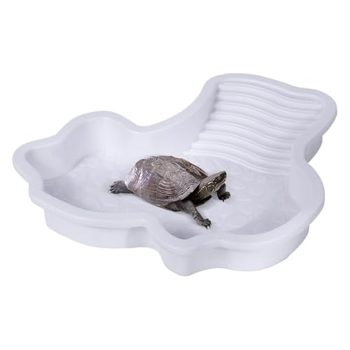 Reptilienbad, Schildkröten-Wasserschale, Reptilienbad, Einweichschale mit Rampe, Lebensraumzubehör, Sonnenterrasse, Aquarium-Dekoration, Futternapf für Amphibien Reptilienbad, Schildkröten-Wasserschale, Reptilienbad, Einweichschale mit Rampe, Lebensraumzubehör, Sonnenterrasse, Aquarium-Dekoration, Futternapf für Amphibien von Generisch