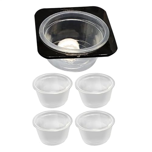 Reptilienfuttergericht, Wasserschale für Reptilienbehälter,Echsenfutterfuttermittel Crested Water Bowl | Platzsparende Fütterungsgericht mit Tankzubehör für Cage & Tortoise Reptilienfuttergericht, Wasserschale für Reptilienbehälter,Echsenfutterfuttermittel Crested Water Bowl | Platzsparende Fütterungsgericht mit Tankzubehör für Cage & Tortoise von Generisch