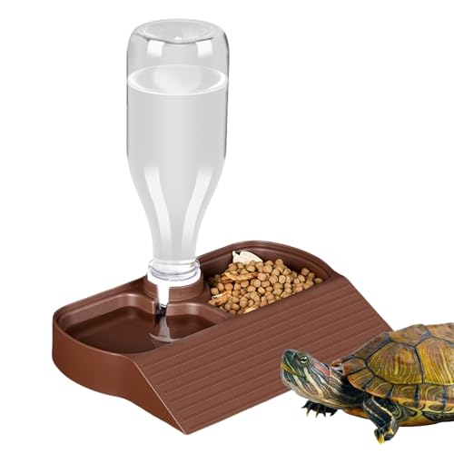 Reptilienwasserspender - Automatische Feeder -Schüssel mit großer Kapazität | Lebensmittelwasserschale für bärtige Drachen, Schildkröten, Eidechsen, Gecko -Lebensraum -Setup, Amphibien -Fütterungszube Reptilienwasserspender - Automatische Feeder -Schüssel mit großer Kapazität | Lebensmittelwasserschale für bärtige Drachen, Schildkröten, Eidechsen, Gecko -Lebensraum -Setup, Amphibien -Fütterungszube von Generisch
