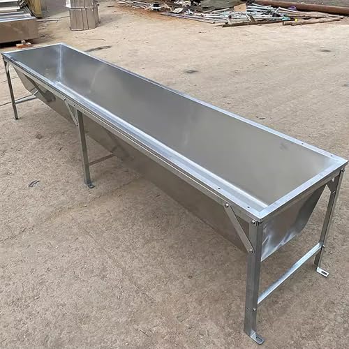 Robuster Futtertrog aus Metall, für Hühner, Schwein, Ziegen, Pferd auf der Weide Robuster Futtertrog aus Metall, für Hühner, Schwein, Ziegen, Pferd auf der Weide von Generisch