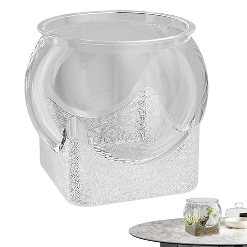 Rundes Fischglas – Glasvase | unzerbrechliche Vasen und Schalen | transparenter Blasen-Übertopf für Terrarium, Terrarium, Fischschale für Hochzeit, Event, Heimdekoration, Glas, rundes Terrarium Rundes Fischglas – Glasvase | unzerbrechliche Vasen und Schalen | transparenter Blasen-Übertopf für Terrarium, Terrarium, Fischschale für Hochzeit, Event, Heimdekoration, Glas, rundes Terrarium von Generisch