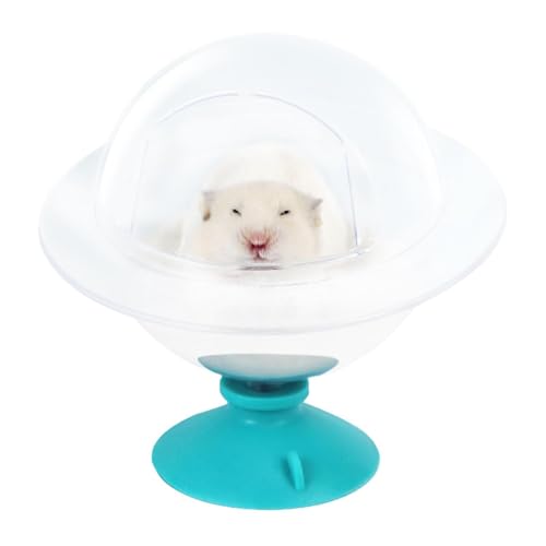 Sandbadbox für Hamster - Duschraum Hamster Chinchilla Badeschale Sandbad | Graben Sandbehälter Transparent Kleintier-Lebensraum für Rennmäuse Syrischer Hamster von Generisch