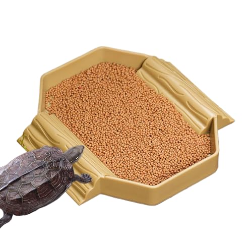 Schildkröten Futter Schüssel, Reptilien Badebecken, 2-in-1 Wasserwanne zum Baden und Füttern für Gecko, Schlange und Schildkröte Schildkröten Futter Schüssel, Reptilien Badebecken, 2-in-1 Wasserwanne zum Baden und Füttern für Gecko, Schlange und Schildkröte von Generisch