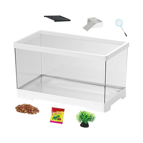 Schildkröten-Tank-Set, Schildkröten-Lebensraum, Bodenentwässerung, Aquarium-Terrarium, Amphibien-Reptilien für Schildkröte, Einsiedlerkrabbe, Schlange, Gecko, Chamäleon, Frosch, Fisch, transparent, 29 Schildkröten-Tank-Set, Schildkröten-Lebensraum, Bodenentwässerung, Aquarium-Terrarium, Amphibien-Reptilien für Schildkröte, Einsiedlerkrabbe, Schlange, Gecko, Chamäleon, Frosch, Fisch, transparent, 29 von Generisch