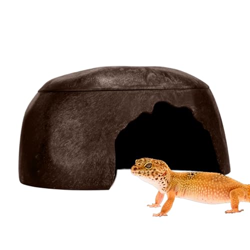 Schlangenversteck, Frösche, kleines Eidechsenversteck zur Befeuchtung des Lebensraums, Dekoration mit 3 Spülen für Gecko, Bartagame, Schlange, Schildkröte, Frosch Schlangenversteck, Frösche, kleines Eidechsenversteck zur Befeuchtung des Lebensraums, Dekoration mit 3 Spülen für Gecko, Bartagame, Schlange, Schildkröte, Frosch von Generisch