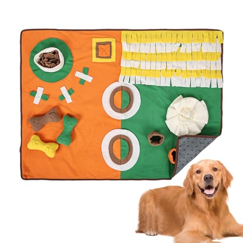 Schnüffel-Futtermatte, Haustier-Schnüffelmatte, Futtermatte, langsame Fütterungsmatte, Leckmatte, Haustierfreundlich, interaktives Puzzle-Spielzeug für Katzen, Hunde, Haustiere von Generisch