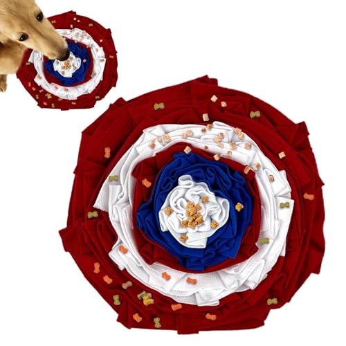 Schnüffelmatte für Hunde, bunt, interaktiv, langsames , Leckerli-Spender für Tierfutter, auslaufendes Zahnreinigungsspielzeug für Übungen, Jagd Schnüffelmatte für Hunde, bunt, interaktiv, langsames , Leckerli-Spender für Tierfutter, auslaufendes Zahnreinigungsspielzeug für Übungen, Jagd von Generisch