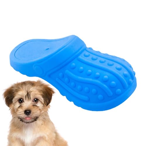 Schuhkauspielzeug für Hunde - Silikon-Kauspielzeug für Hunde, quietschend | Weiches Hunde-Apportierspielzeug, zahnendes Hundespielzeug, natürliches Welpenspielzeug für Hunde, Welpen, zum Spielen von Generisch