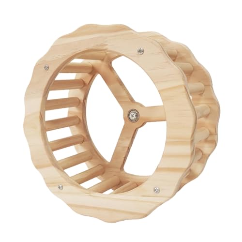 Sittich-Trainingsrad – Interaktives Spinner-Rad | Holz Vögel Spielzeug Käfig Zubehör für Sittiche, Sittiche, Papageien, Nymphensittiche, Wellensittiche von Generisch