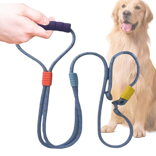 Slash -Leinen für Hunde, Hundetraining -Leinen | Anti-Pull-Seilleine,Leichtes großes Hundekanal-Blei, kau-bestehende Haustierzubehör für Nachtgänge Slash -Leinen für Hunde, Hundetraining -Leinen | Anti-Pull-Seilleine,Leichtes großes Hundekanal-Blei, kau-bestehende Haustierzubehör für Nachtgänge von Generisch