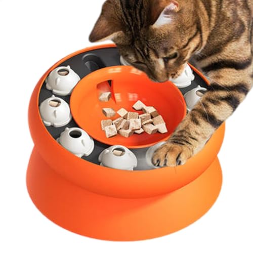 Slow Feeder Schüssel für Katzen, Erhöhter und Titel Puzzle Katze Futternapf, Katzenfutter Schale, Gesunde Ernährung Haustier Schüssel für kleine Haustiere von Generisch