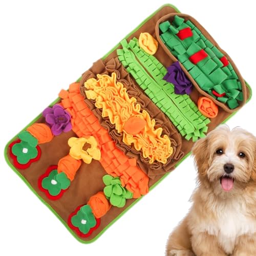 Slower Feeder Matte, 76 x 48 cm, Haustier-Hundespielzeug – Hundefuttermatte für kleine, mittelgroße Hunde, Katzen, Kaninchen von Generisch