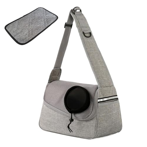 Small Dog Carrier Sling, Shoulder Bag Cat Carriers, Breathable Travel Pet Carrier, Adjustable Dog Carrier, Dog Carry Bag Puppy Carrier with Storage Pocket, Travel Accessories for Pets Small Dog Carrier Sling, Shoulder Bag Cat Carriers, Breathable Travel Pet Carrier, Adjustable Dog Carrier, Dog Carry Bag Puppy Carrier with Storage Pocket, Travel Accessories for Pets von Generisch