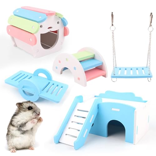 Spielzeug für Hamster,Hamsterspielzeug,Lustiges Hamster-Plattformspielzeug | Lustiges und farbenfrohes Kleintier-Kletterspielzeug, Hamster-Spielplattformen, für Kaninchen, Mäuse, Chinchillas von Generisch